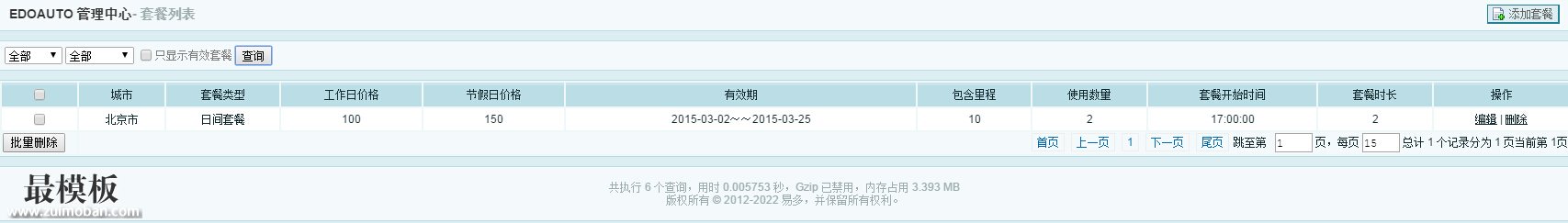 解决ecshop条件查询不填充table返回json数据content为空