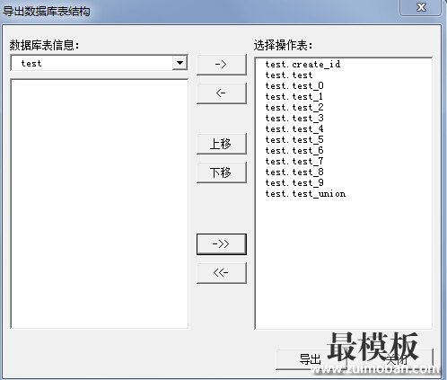 MySql导出表结构为word文档