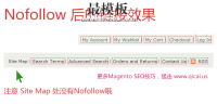 为Magento的wishlist,Orders and Returns页面添加nofollow