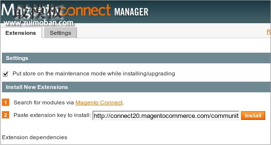 magento extensions install