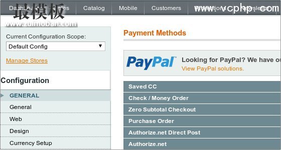 payment methods